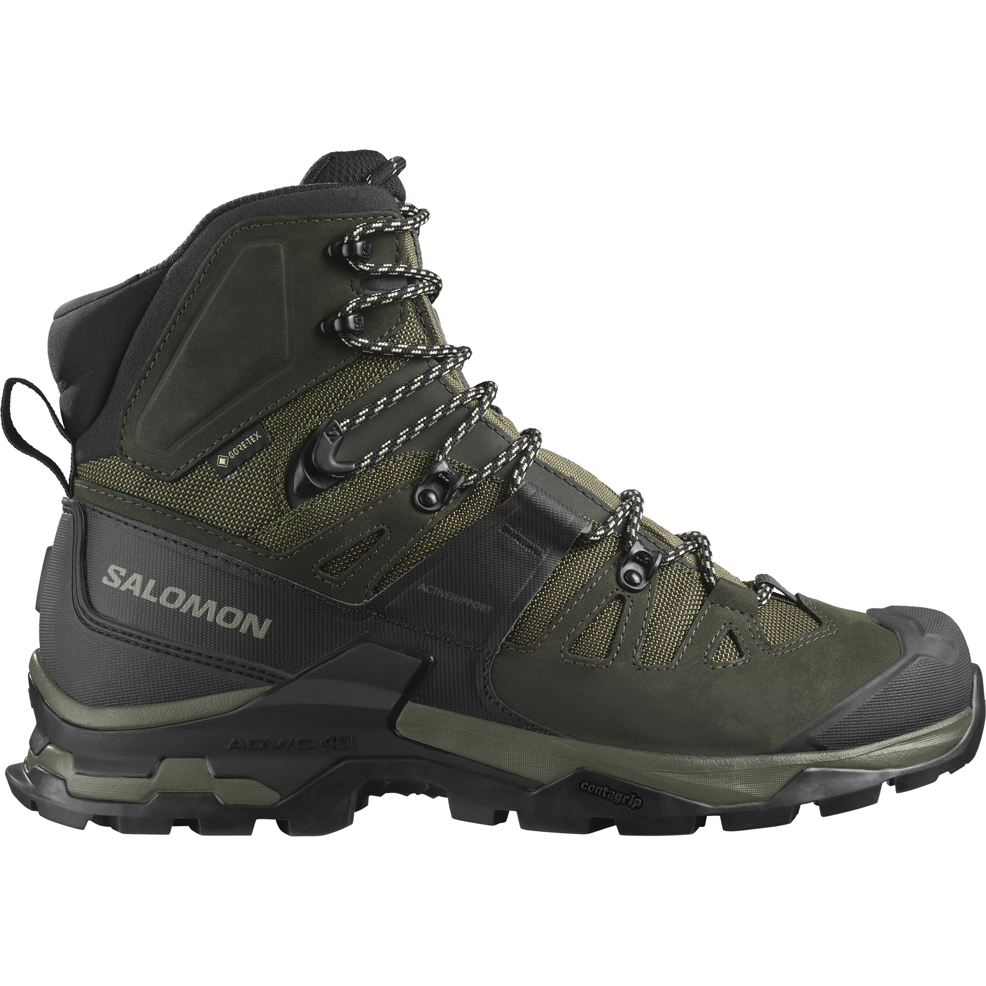 Buty Męskie Trekkingowe Salomon QUEST 4 GTX - Olive